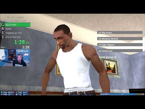 Ah Shit Here We Go Again - GTA San Andreas Chat Voting Z Chaos Mod - Part 1 - WITH BEANBOOZLED