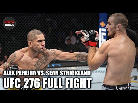 Sean Strickland vs Alex Pereira full fight
