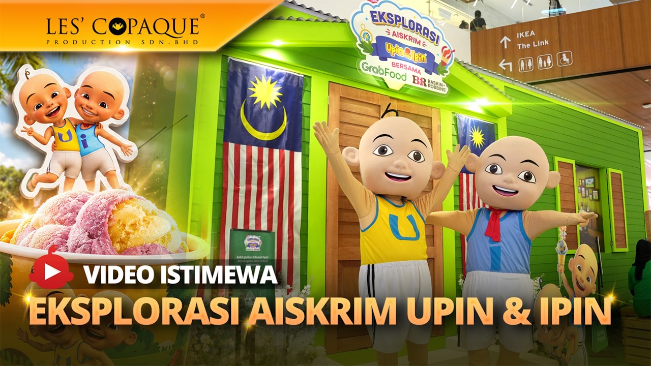 Eksplorasi Aiskrim Upin & Ipin bersama Baskin Robbins dan Grab Food