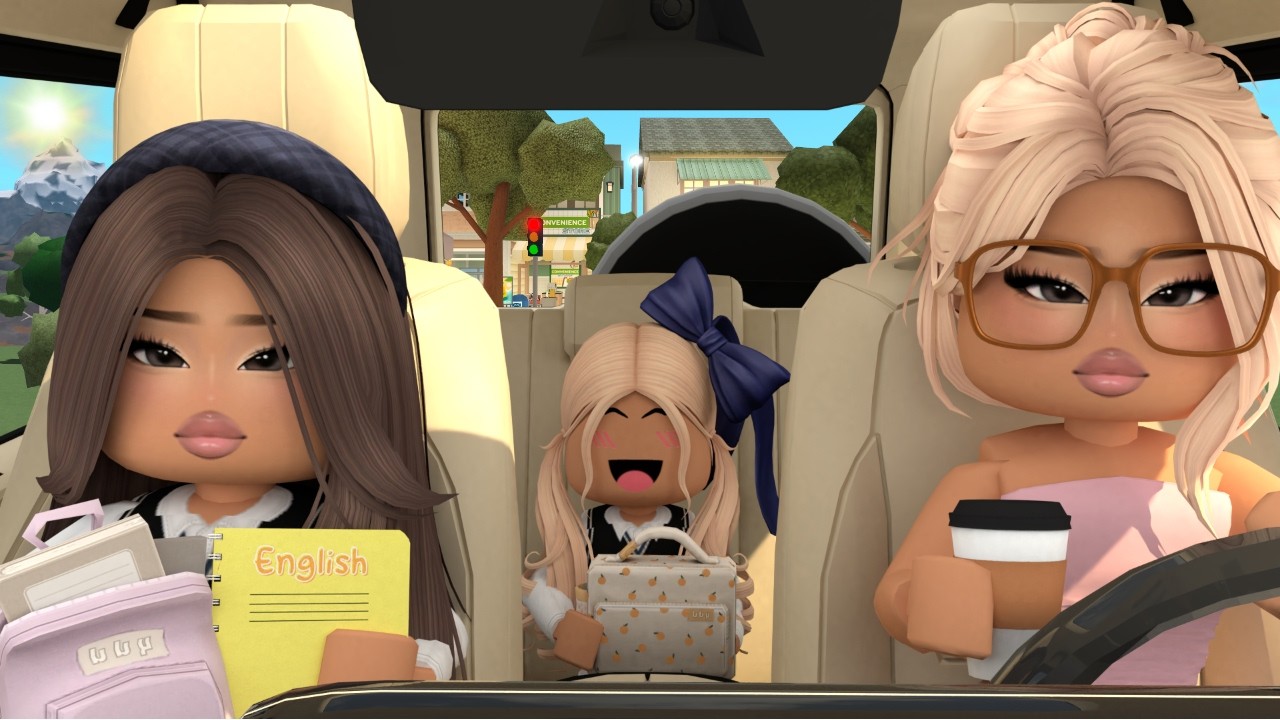 DAUGHTERS SPRING AFTER SCHOOL ROUTINE! *FAKE STUDYING* Roblox Bloxburg Voiced RP Roleplay