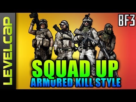 Squad Up - Armored Kill Death Valley Romp (Battlefield 3 Gameplay/Commentary)