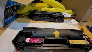 DIY/REVIEW: How to transfer chip on toner and replace HP Color Laser toner with aftermarket parts