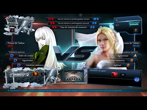 96_5 D Lili Rochefort VS Nina willians - Tekken 7 Online PC sin grafica