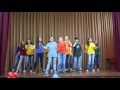 Дети поют на сцене песню "Облака", театр песни "Планета детства", школа ...