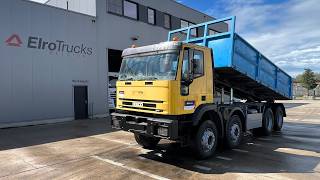 شاحنة قلابة IVECO EUROTRAKKER 340 E 34 (POMPE MANUELLE / LAMES / MANUAL PUMP / STE | صورة 4 - Autoline