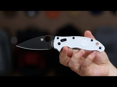 Spyderco Manix 2 Stormtrooper White Lightweight Handle Black Rex