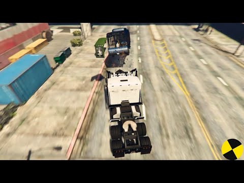GTA 5 Phantom Wedge Truck Crashes Ep.12 Impact Compilation - Destruction | Crashstation