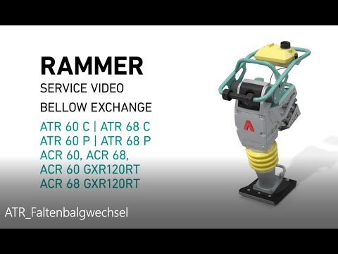 Ammann Rammer ATR/ ACR 60 Series Bellow Exchange