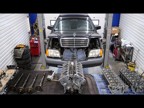 Tearing Down The 6.0 V12 - Mercedes-Benz W140 S600 Restoration Part 2