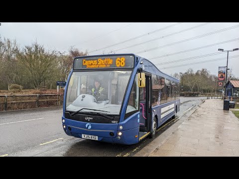 *Back in service!* Journey on First York 49912 (YJ15AYO) Optare Versa EV on 68 to Grimston Bar
