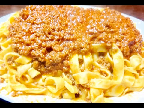 RAGU' fatto in casa, pasta al ragù, ricetta ragù, come fare il ragu con #videoricetteinsieme