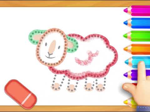 Baby drawing for kids - easy animal drawings Video