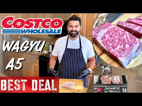 A5 Japanese WAGYU steak 🥩 from Costco!! BEST DEAL!...