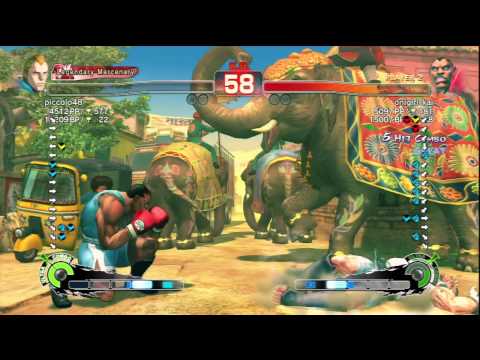 piccolo48 (Abel) Vs onigiri-kai (Balrog) SSF4 AE Ranked Matches - PSN