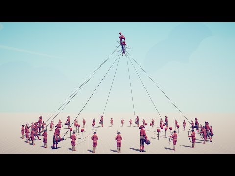 10x HARPOONS vs 30x BALLOON ARCHERS - Totally Accurate Battle Simulator TABS