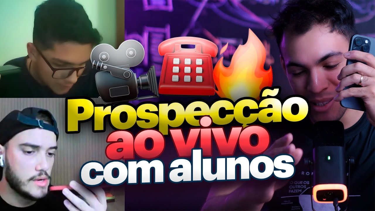 PROSPECTANDO empresas AO VIVO com alunos 🚀📞 #39