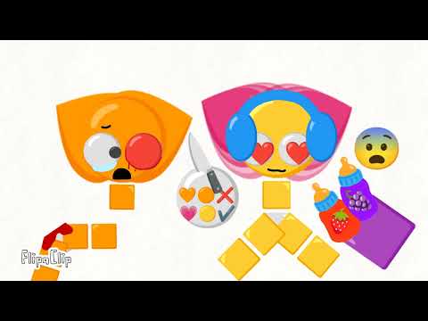 Emoji cat baby ⚪HETA❌ 💗🟡✔️🧡🟠✔️ ⚪ good✔️