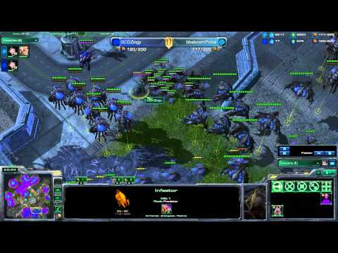 SCDZingy (Z) vs bbaboomPrime (Z) 2/2 - Starcraft 2 Pro Game