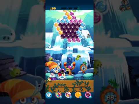 Angry Birds Pop Bubble Shooter level 413 NO BOOSTERS #angrybirdspopbubbleshooter