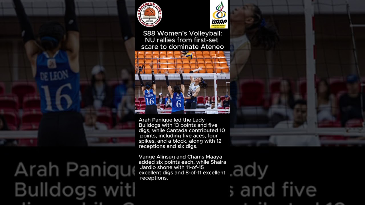 UAAP Women's Volleyball: NU cruises past Ateneo