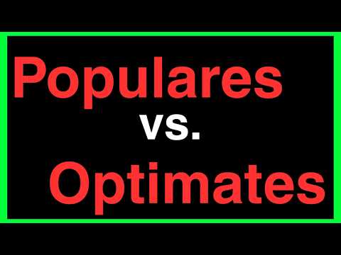 Der wahre Unterschied zwischen Optimaten und Popularen!