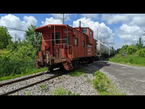 Rare Caboose still in use on freight train