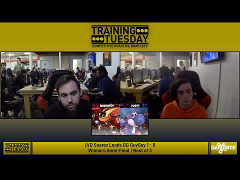 GuyGuy (Greninja) vs Suarez (Yoshi) | Training Tuesday #097 Winners Semi-Final