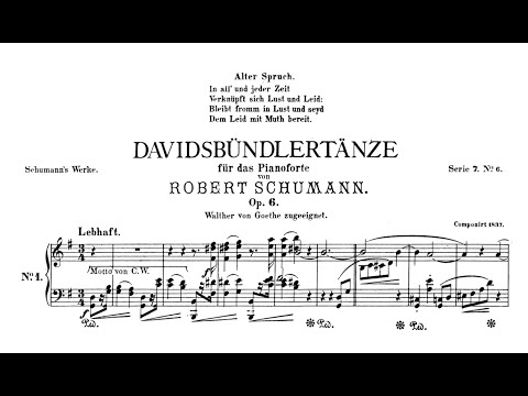 Robert Schumann - Davidsbündlertänze, Op.6 (Dasol Kim)