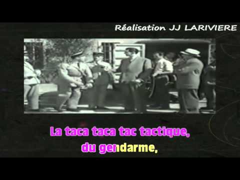 BOURVIL   LA TACTIQUE DU GENDARME I G JJ Karaoké - Paroles