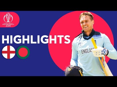 Roy Hits 153 In Big Score | England v Bangladesh - Match Highlights | ICC Cricket World Cup 2019