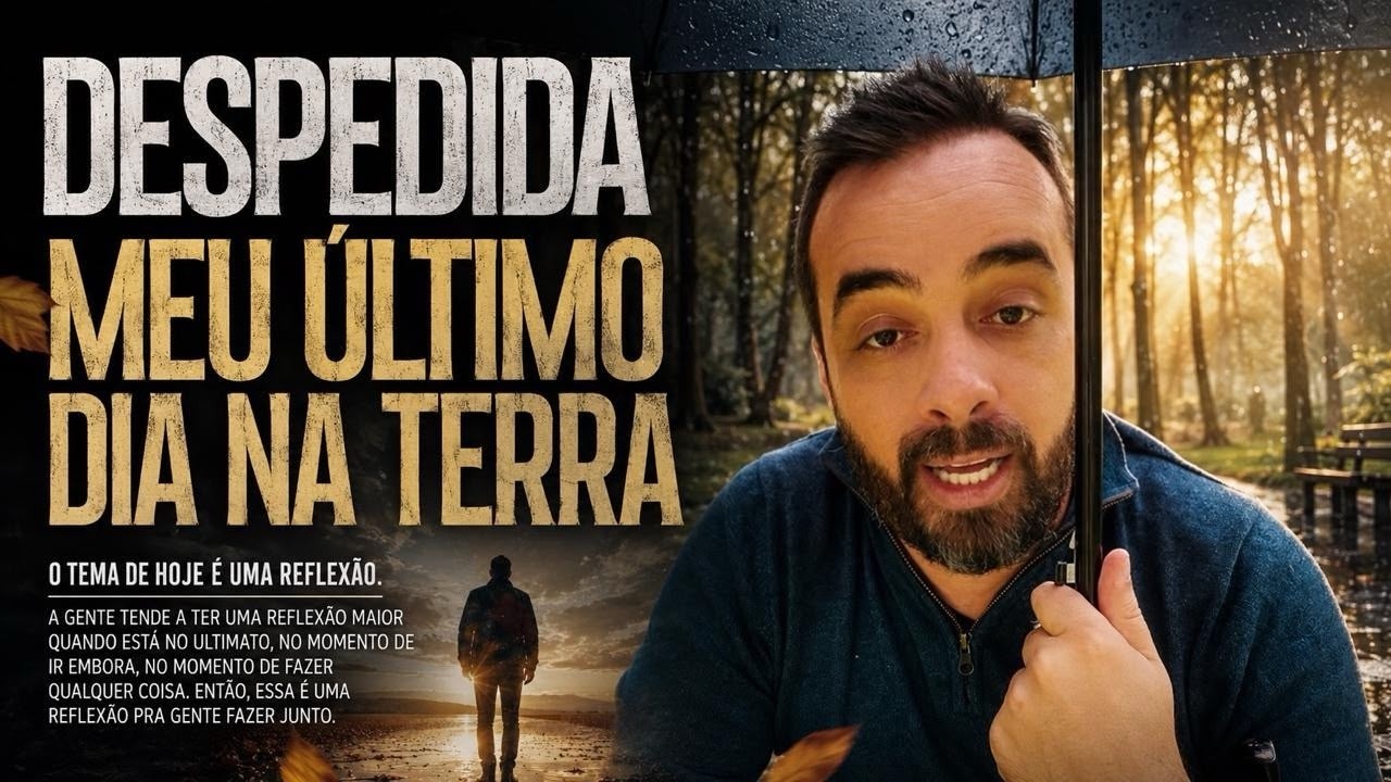 DESPEDIDA - MEU ÚLTIMO DIA NA TERRA - REFLEXÃO