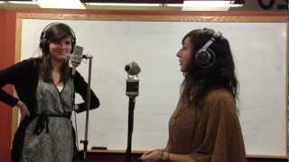A Relative Term Backing Vocals Recording Session