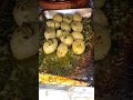 Riquísimas las patatas al horno de leña...