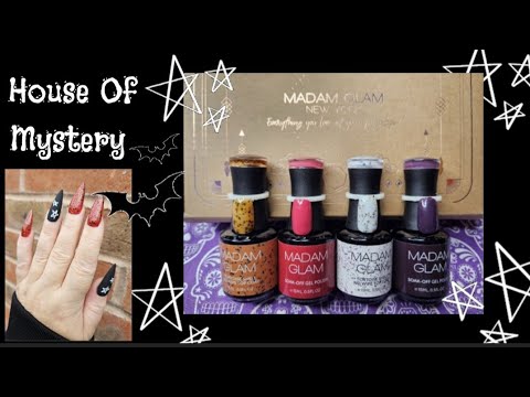 MADAM GLAM NEW OCTOBER NAIL GEL COLLECTION | House Of Mystery | Witchy Vibes 🖤