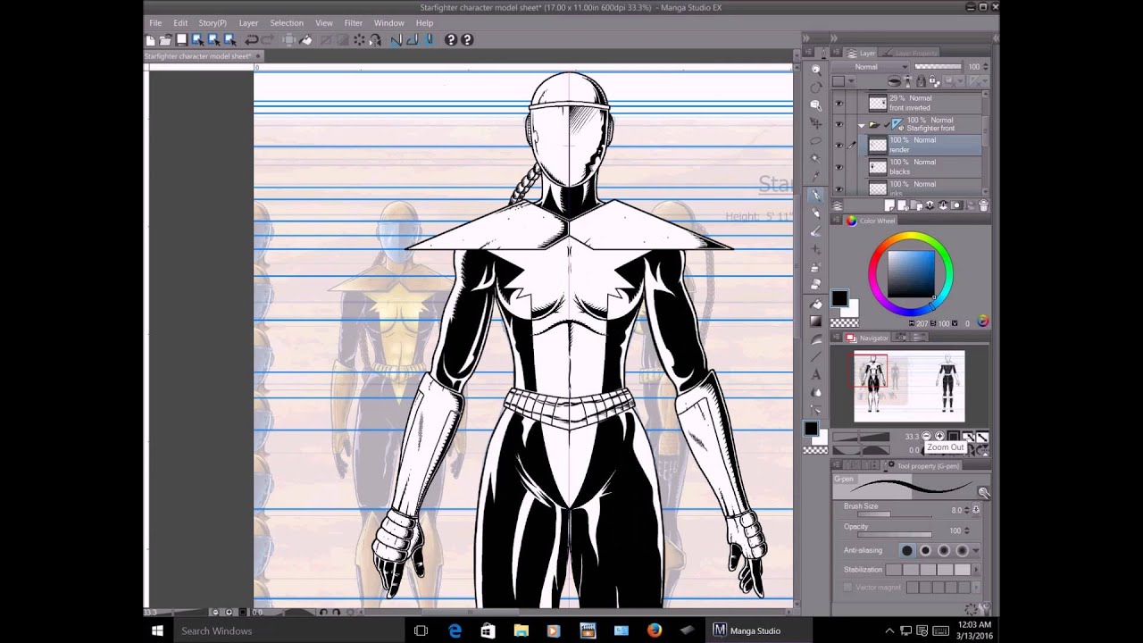 Character Model Sheet Tutorial by millenniumman001