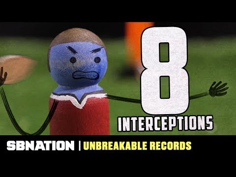 The most interceptions in NFL History were caused by a car accident | Unbreakable Records