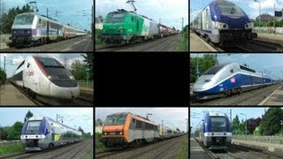 preview picture of video 'Habsheim (France); Züge/trains'
