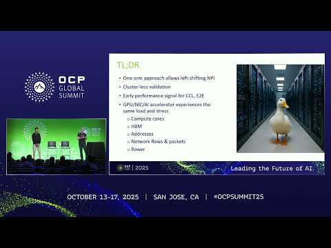 GPU 與網路的AI硬體NPI集群加速驗證，效率大提升！ (Accelerating AI Hardware NPI Cluster less Validation of GPUs and Networking)