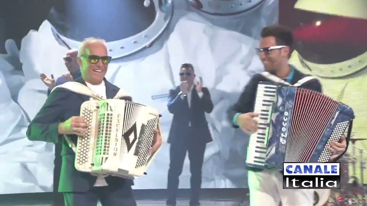 Massimo Dellabianca e Giuseppe Spinelli "SPACE" Inizio Serata Canale Italia SPECIALE FARFALLINA