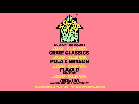 Hospitality House Party 01.08.20