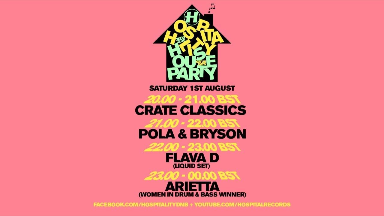 Hospitality House Party 01.08.20