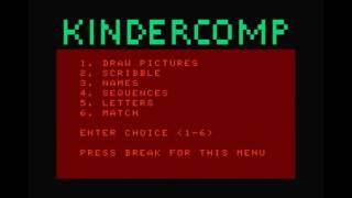Kindercomp for the TRS-80 CoCo