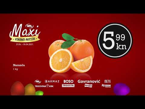 MAXI VIKEND AKCIJA 01. - 04.04.2021.