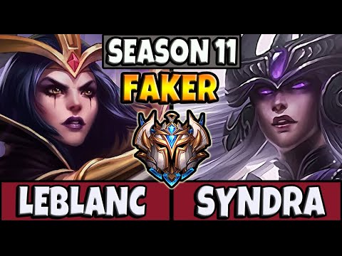 T1 Faker Leblanc MID vs Syndra - Patch 11.16 Ranked Korea ✅