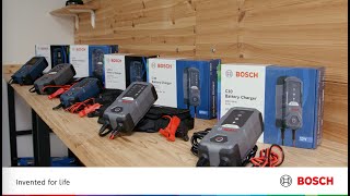 Зарядний пристрій для автомобільного акумулятора Bosch 0189911030 — відео 1
