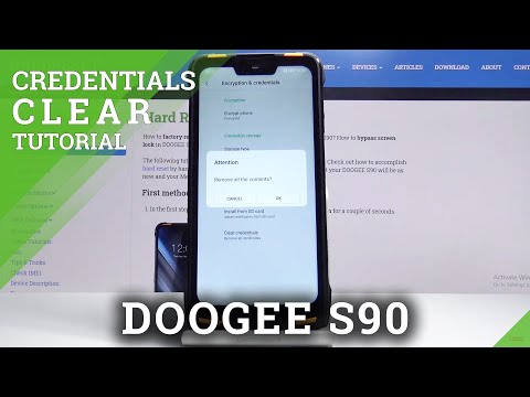 How to Erase Licenses in DOOGEE S90 – Clear Credentials