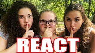 Sarah Grace REACTS to &quot;HUSH&quot; with the Haschak Sisters!