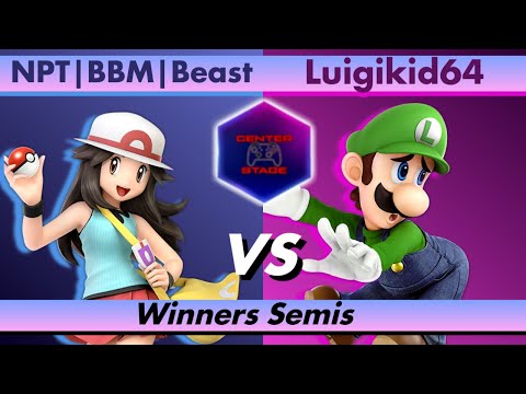 Center Stage #38 Collision Prelocal - NPT BBM Beast (PT) vs Luigikid64 (Luigi) - Smash Ultimate SSBU