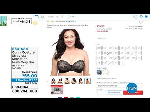 Curvy Couture Strapless Sensation MultiWay Bra