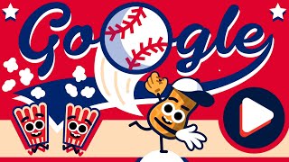 Fourth of July 2019 (Baseball) | Google Doodle